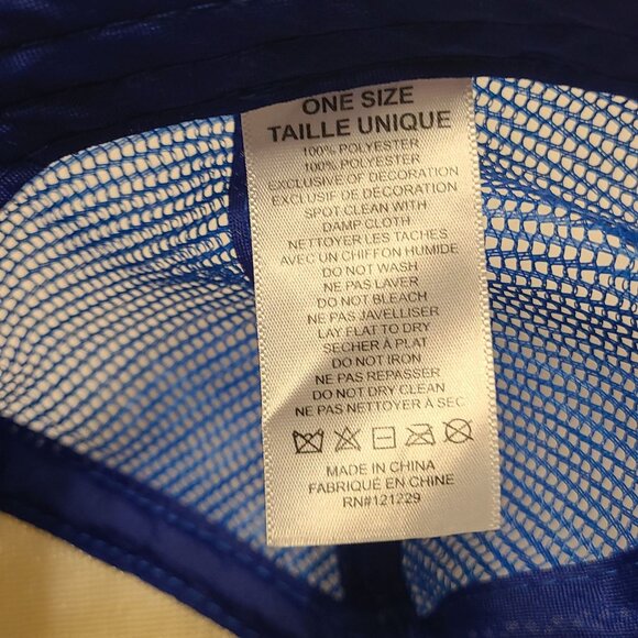 Stranger Things Red White Blue Plain Hat Trucker Cap 80s Adjustable Mesh Dustin - Picture 2 of 10